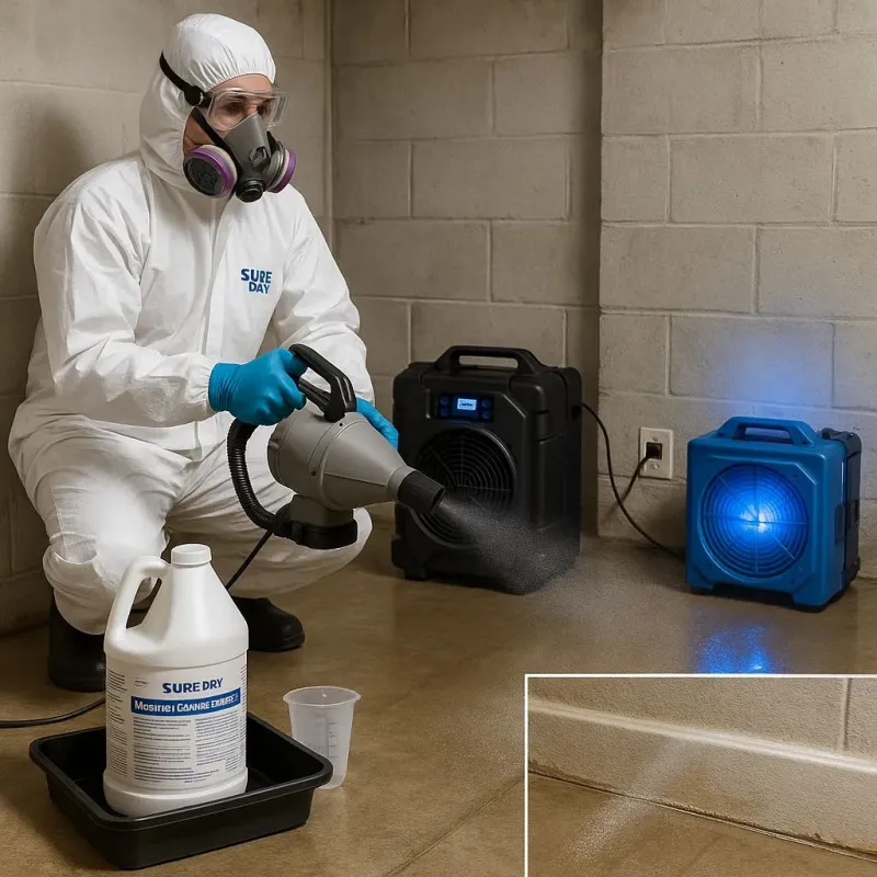 Sanitization and Odor Removal process in Hales Corners, WI