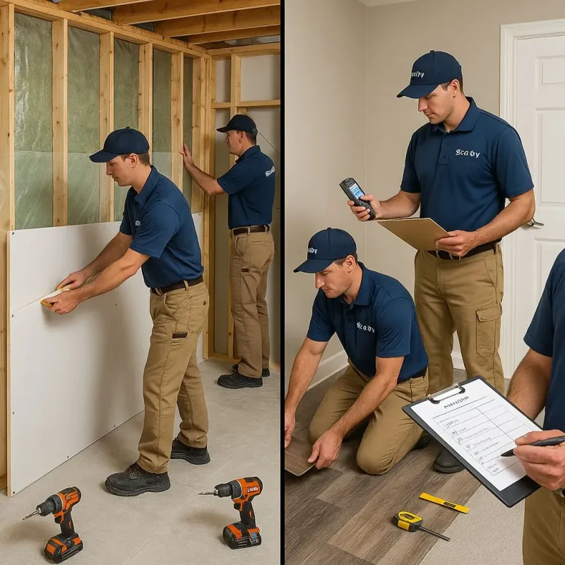Repairs and Reconstruction process in Hales Corners, WI
